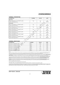 ZXMNS3BM832TA Datasheet Page 3