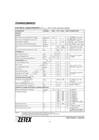 ZXMNS3BM832TA Datasheet Page 4