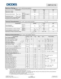 ZXMP10A17GQTC Datasheet Page 2