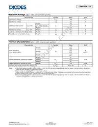 ZXMP10A17KTC Datasheet Page 2