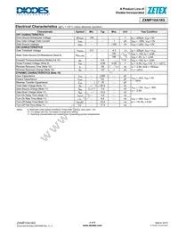 ZXMP10A18GTA Datasheet Page 4