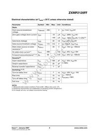 ZXMP2120FFTA Datasheet Page 4