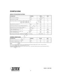 ZXMP3A16N8TA Datasheet Page 2