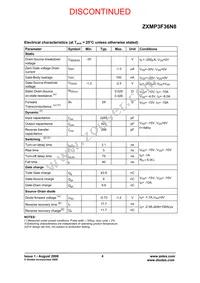 ZXMP3F36N8TA Datasheet Page 4