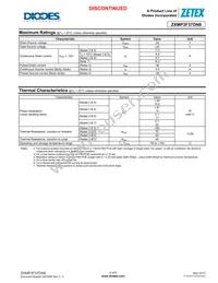 ZXMP3F37DN8TA Datasheet Page 2