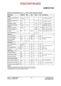 ZXMP3F37N8TA Datasheet Page 4