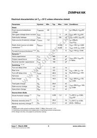 ZXMP4A16KTC Datasheet Page 4