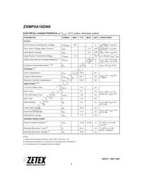 ZXMP6A16DN8TC Datasheet Page 4