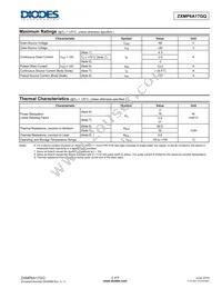 ZXMP6A17GQTA Datasheet Page 2