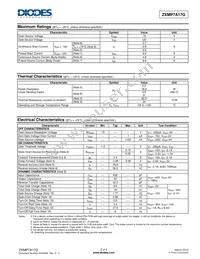 ZXMP7A17GTA Datasheet Page 2