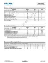 ZXMS6004FFQTA Datasheet Page 3