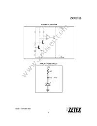 ZXRE125FRSTOA Datasheet Page 3