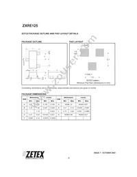 ZXRE125FRSTOA Datasheet Page 6