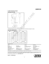 ZXRE125FRSTOA Datasheet Page 7