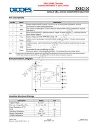 ZXSC100X8TC Datasheet Page 2
