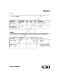 ZXSC300E5TA Datasheet Page 3