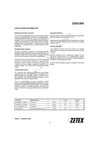ZXSC400E6TA Datasheet Page 5