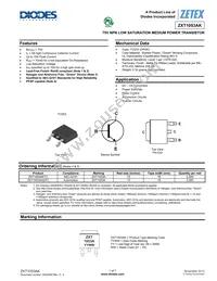 ZXT1053AKTC Datasheet Cover