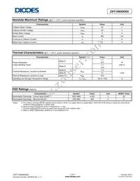 ZXT10N50DE6TC Datasheet Page 2