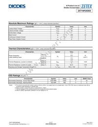 ZXT10P20DE6TC Datasheet Page 2