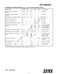 ZXT12N50DXTC Datasheet Page 4