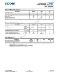 ZXT13N50DE6TA Datasheet Page 2