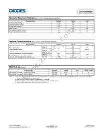 ZXT13P20DE6TC Datasheet Page 2