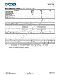 ZXT951KQTC Datasheet Page 2