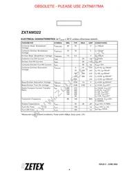 ZXTAM322TA Datasheet Page 4
