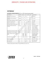 ZXTBM322TA Datasheet Page 4