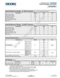 ZXTC2045E6QTA Datasheet Page 2