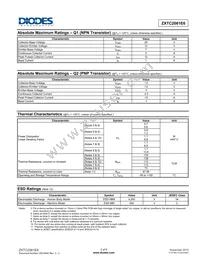 ZXTC2061E6TA Datasheet Page 2