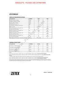 ZXTCM322TA Datasheet Page 2