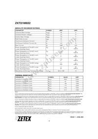 ZXTD1M832TA Datasheet Page 2