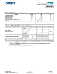 ZXTD619MCTA Datasheet Page 2