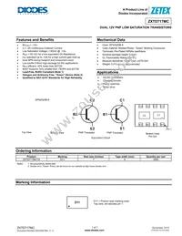 ZXTD717MCTA Datasheet Cover