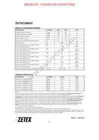 ZXTDC3M832TA Datasheet Page 2