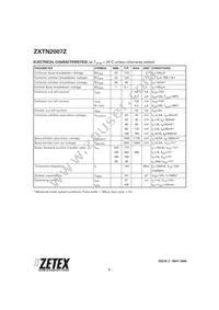 ZXTN2007ZTA Datasheet Page 4