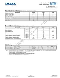 ZXTN2031FTA Datasheet Page 2