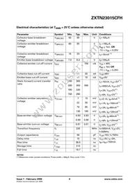 ZXTN23015CFHTA Datasheet Page 4