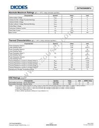 ZXTN25060BFHTA Datasheet Page 2