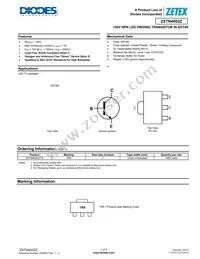 ZXTN4002ZTA Datasheet Cover