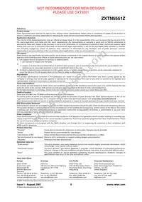 ZXTN5551ZTA Datasheet Page 8