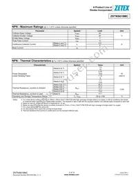 ZXTNS618MCTA Datasheet Page 2