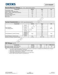 ZXTP19020DFFTA Datasheet Page 2