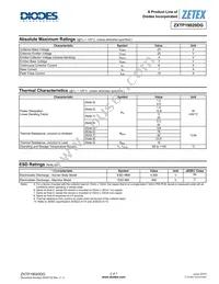ZXTP19020DGTA Datasheet Page 2