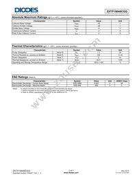 ZXTP19040CGQ-7 Datasheet Page 2