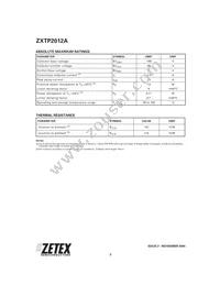 ZXTP2012ASTZ Datasheet Page 2