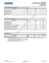 ZXTP2013GTA Datasheet Page 2