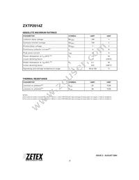 ZXTP2014ZTA Datasheet Page 2